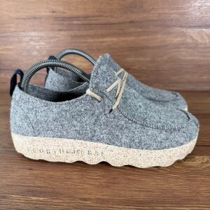 Asportuguesas by Fly London โChat Slipperโ Womenโs Sie 8 (38) Wool Shoes
